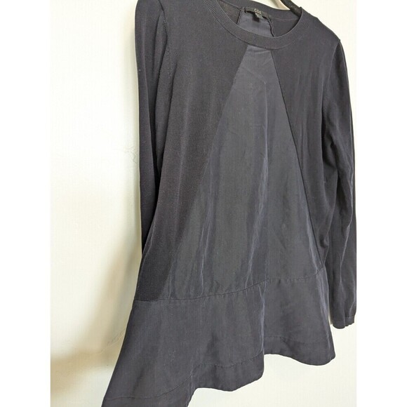 COS Sweater Women Size Small Navy Blue Long Sleeve - Picture 4 of 9